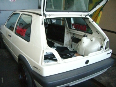 Golf 2 Blau Lackieren_1