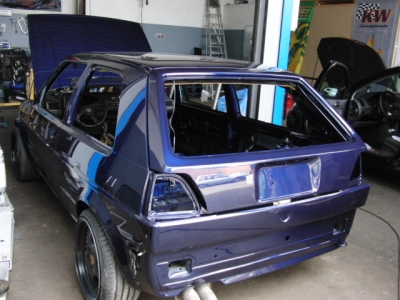 Golf 2 Blau Lackieren_1